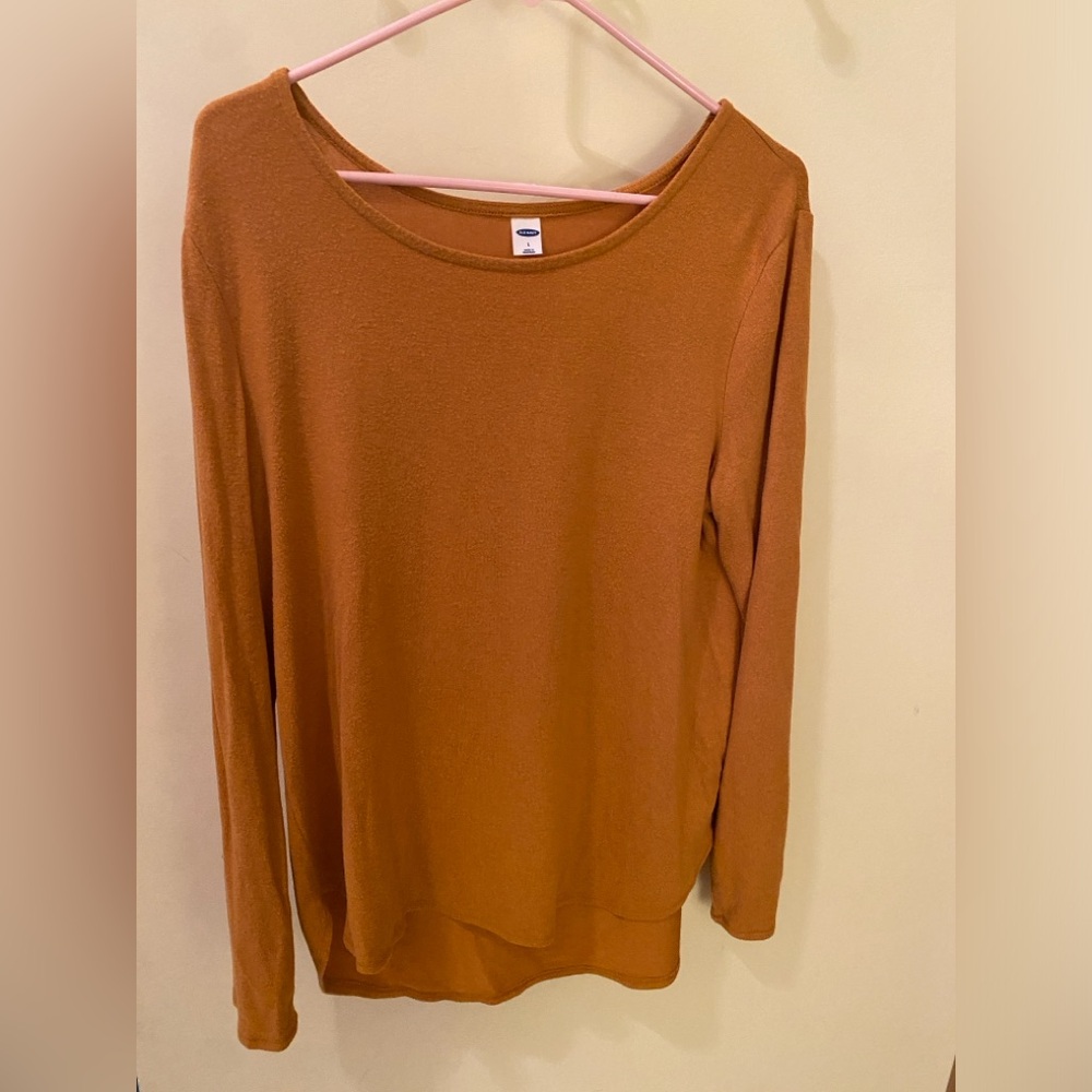 Dark yellow soft sweater